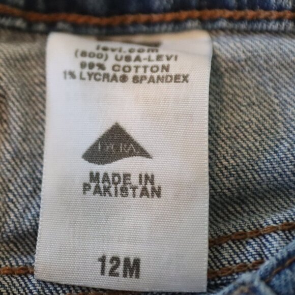 Levi's Curvy Fit Boot Leg Denim Blue Jeans Size 12 - Picture 3 of 16